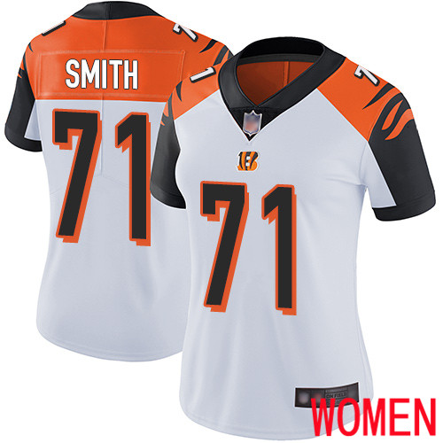 Cincinnati Bengals Limited White Women Andre Smith Road Jersey NFL Footballl #71 Vapor Untouchable